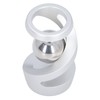 Desktop Suspended Gyroscope Reduce Anxiety Silver Bead Aluminium Alloy Rotating