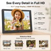 KECAG 10.1-Inch 1080P IPS Digital Picture Frame, No WiFi or