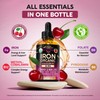 Liquid Iron Supplement for Women 18 mg - USDA Organic