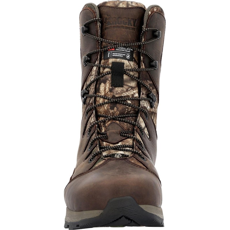 ROCKY Trophy Series 800G Insulated Outdoor Boot, Realtree Apx, Size