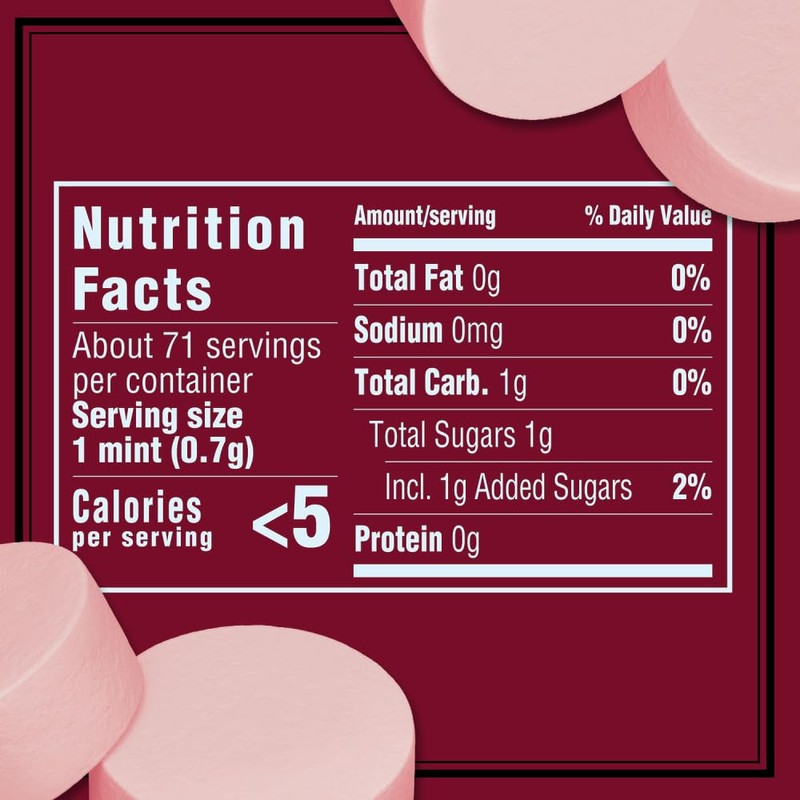 ALTOIDS Classic Cinnamon Hard Candy Breath Mints Bulk, 1.76 oz