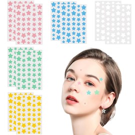 GGUFAY 360 Stück Gesichts-Akne-Pflaster - Hydrokolloid-Akne-Pflaster - Unsichtbares Akne-Trockenpflaster 2 in 1 Tag und Nacht Unsichtbares Akne-Pflaster Saugfähig Wasserdicht Atmungsaktiv