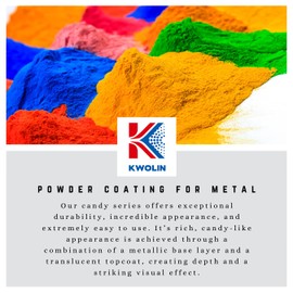 Powder Coating | Candy Green | 0.5lb Paint | Powder Coating for Metal | KL0478