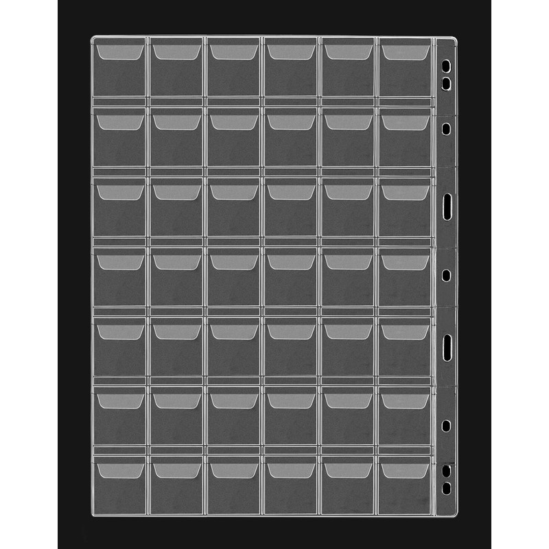 QWORK® 12 Sheets Coin Collection Pages, Coin Pocket for Coin