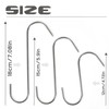 15 Pcs Stainless Steel Meat Hooks Butcher Hooks 3 Different