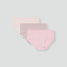 JAJU [JAJU] Women's Modal No-Line Hip Hugger Panties 3-Pack (Choose 1 of 3 types)