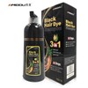 Meidu Black Hair Dye Shampoo Instant 3 in 1 +100%