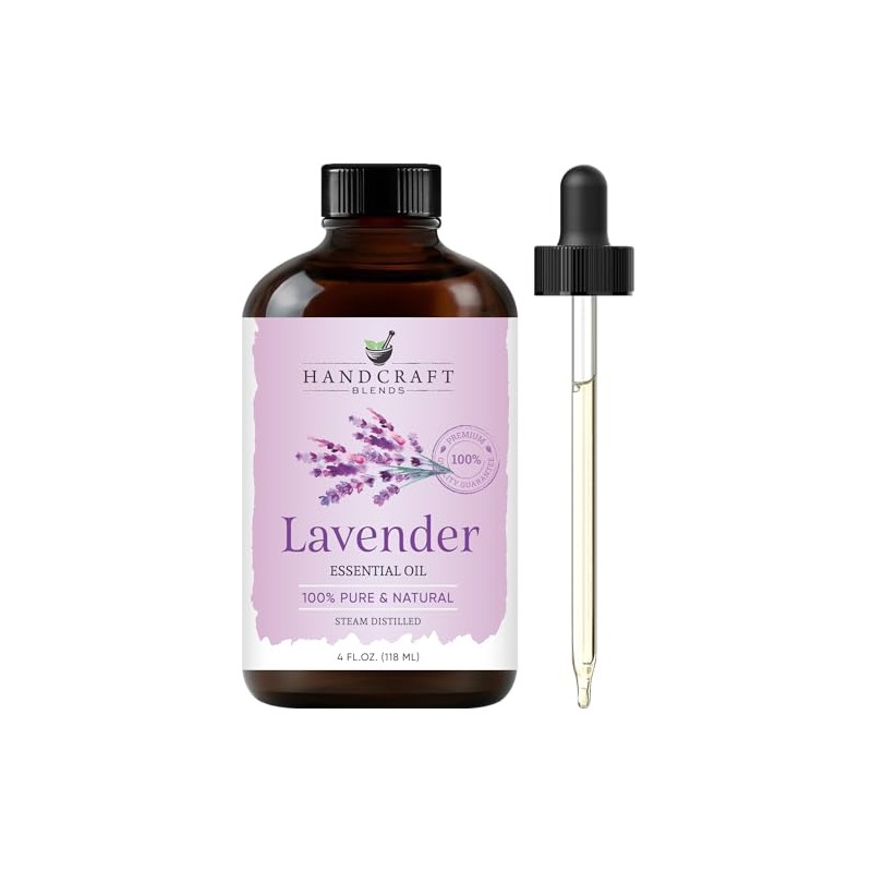 Handcraft Lavender Essential Oil - Huge 4 OZ - 100%