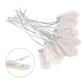 AEDIKO 20pcs CR2032 Battery Holder CR2032 Coin Cell Battery Holder with Wire 2X CR2032 Battery Holder with ON/Off Switch Transparent