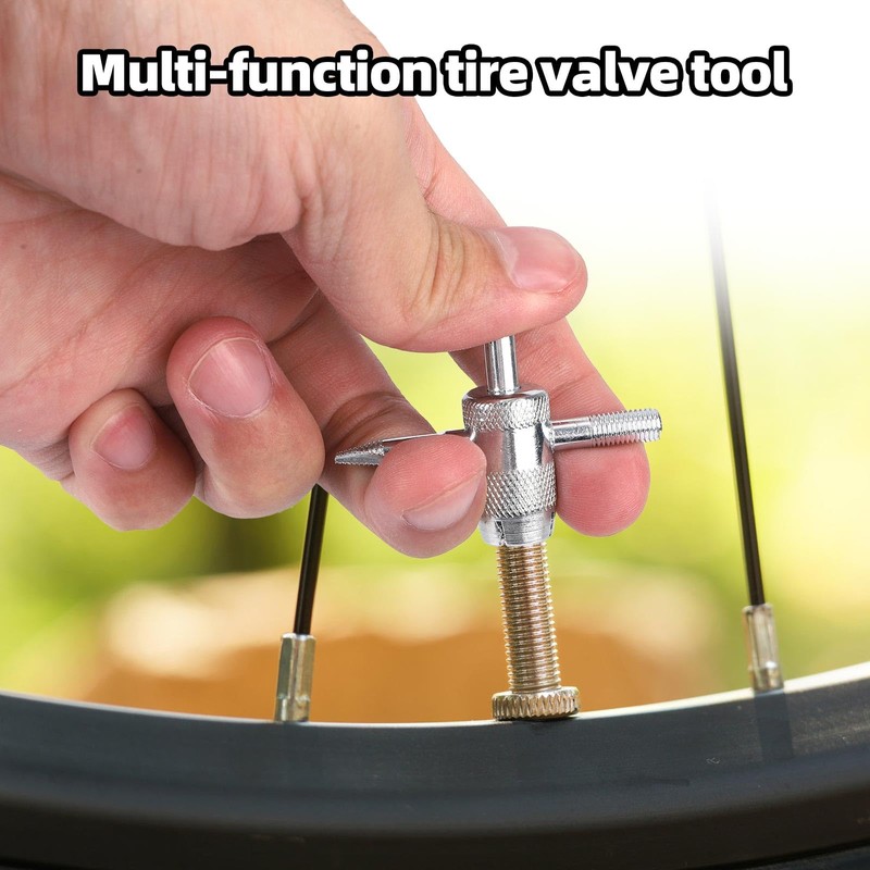 BOXOB Tire Valve Stem Tool Kit, 4-in-1 Valve Core Remover