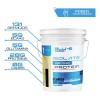 Pack Proteínas 5kg Blu Varios Sabores Vainilla Capuchino Straps