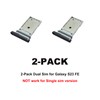 2 PCS for Galaxy S23 FE Dual SIM Card Tray