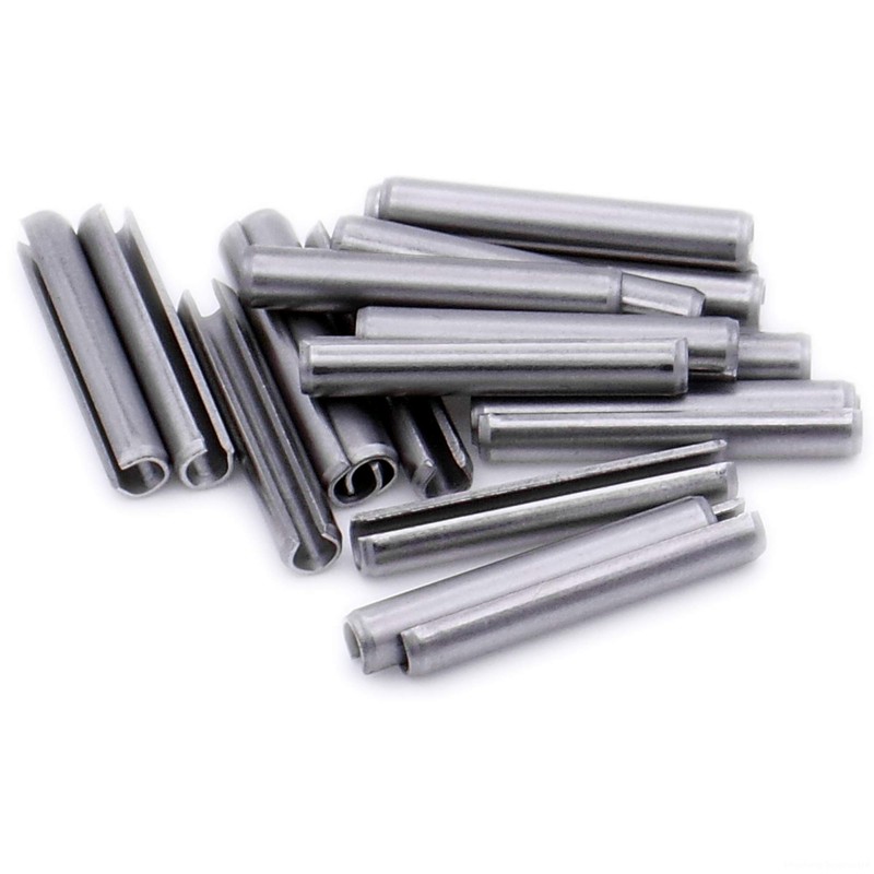 D3.5 (3.5mm x 20mm) Slotted Spring Pin (Heavy) - Stainless