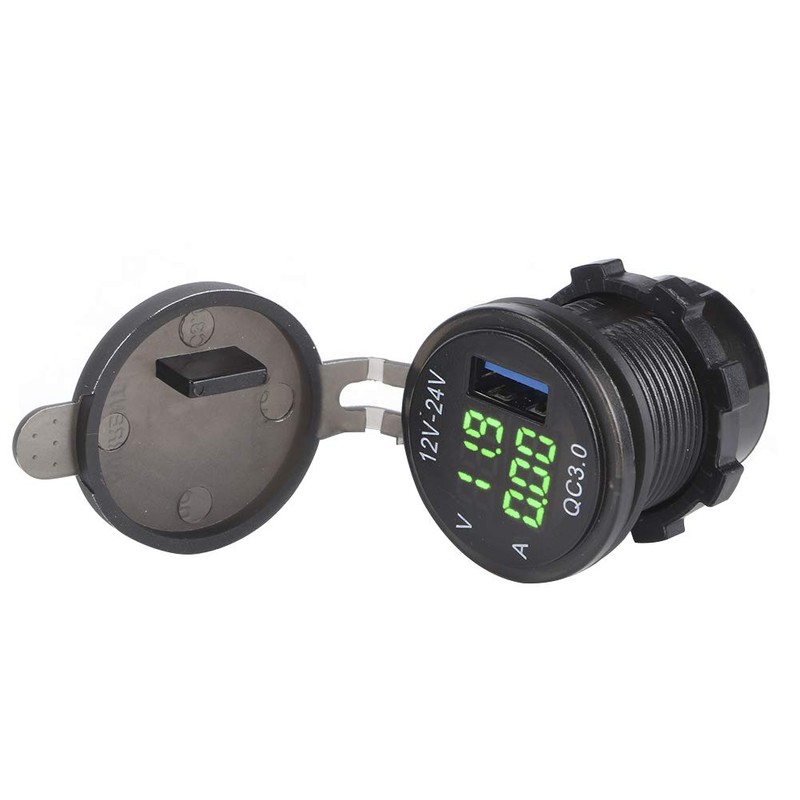 3 USB 3.0 Car Charger, 12V/24V 5V 3.1A Universal Socket,