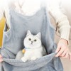 Cat Carrier Apron with Sleeping Pocket Large Space Drawstring Opening