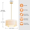 Shrine Lighting Chandeliers, Modern Design, Drum Pendant Light for Dining