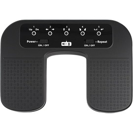 Pedal Inalámbrico Bluetooth para Páginas en Tabletas y Teléfonos, Pedal Musical Recargable con Bluetooth, Control de Presentaciones y Música, Compatible con iOS/Android​