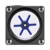 Vipxyc 6 Impeller 3 Ways Flow Meter Indicator, 7 cm