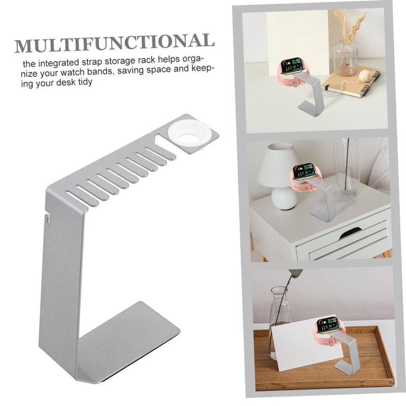 jojofuny Smartwatch Charging Dock and Strap Organizer Stable Cradle with