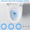 SDTC Tech Flush Valve Seal, 3 Pack Silicone Material 7301111-0070A