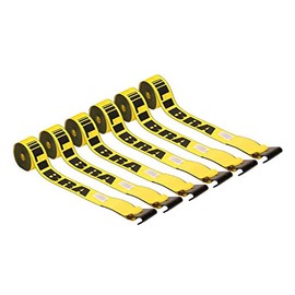 LIBRA (6) 4" X 30' Winch Strap W/Flat Hooks Flatbed Truck Trailer Tie Down 5400 LB …