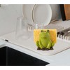 dgudgu Frog Sponge Holder for Kitchen Sink Cute Kitchen Sponge