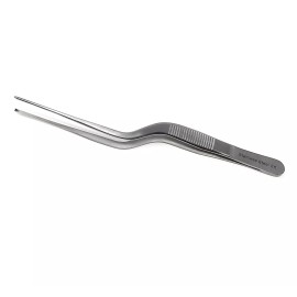 A2Z Scilab Adson Bayonet Kocher Forceps 6" Tweezers 1x2 Teeth Fine Point ENT Instruments