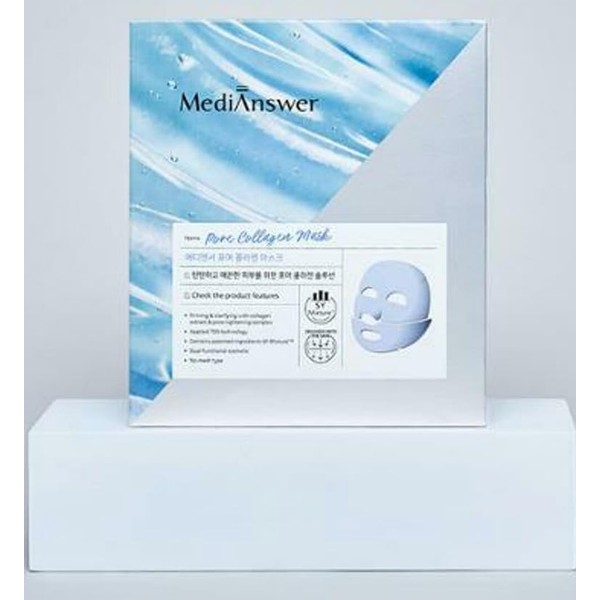 MediAnswer MediAnswer Pore Blue Claryfing Collagen Mask 5 Sheets