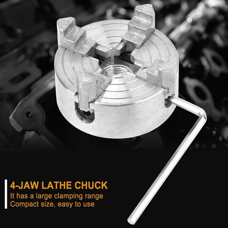 4 Jaw Lathe Chuck High Centering Precision Lathe Chuck Adapter