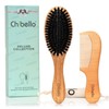 Boar Bristle Hair Brush Set - Designed for Kids, Women