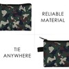 3 Piece Wallet with Camouflage Pattern, 3-Piece Black Lobster Clasp,