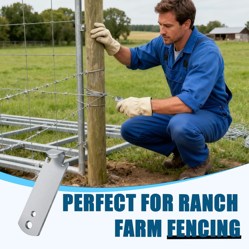 Fence Wire Twister Tool for T Post Clips, 2 Pack