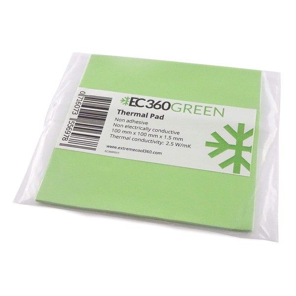 [360 Green] 1.5 mm Thermal Conductive Pad 100 x 100