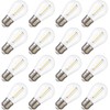 abulber Solar String Light Bulbs, DC 3V Low Voltage, Shatterproof