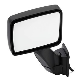 KUAFU Power Mirror Driver Side Compatible with 2006-2010 Hummer H3 2009-2010 Hummer H3T Replacement for 20836083 Left Outside Mirror Assembly - Black