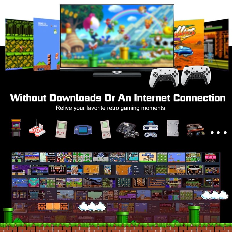 New Retro Game Console, Classic Video Games with 4K HDMI,