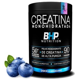 BHP NUTRITION- CREATINA MONOHIDRATADA ALTA PUREZA SABOR ARANDANO 490 GRS