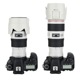 JJC ET-78B Reversible Lens Hood Shade Bayonet for Canon EF 70-200mm F4 L IS II USM Lens, with ND CPL Filter Adjustment Window, Replaces Canon ET-78B Lens Hood