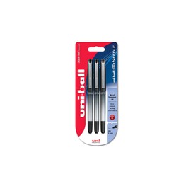 uni-ball Eye Needle UB-185S Rollerball Pen - Black, Pack of 3