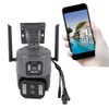 Smart Outdoor Camera 4MP Wireless Three Lens Remote Monitor Auto