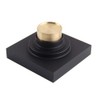 4 inch Solid Brass Square Shower Floor Drain with Tile