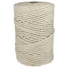Macrame Cord. 100% Natural Cotton Rope for Crafts, Toys, Decorations,