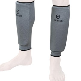 Sedroc Elite Padded Shin Guards Protective Leg Pads (Medium)