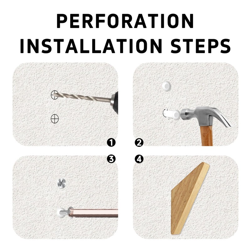 pson 4Pack Wooden Wall Hooks, Minimalist Natural Wood Coat Hooks,