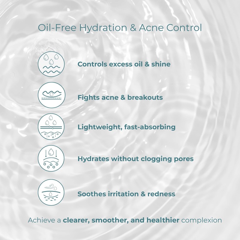 Sesderma SALISES Moisturizing Gel Cream, Acne Treatment for Oily &