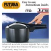 Hawkins Futura 3 Litre Pressure Cooker, Hard Anodised Inner Lid