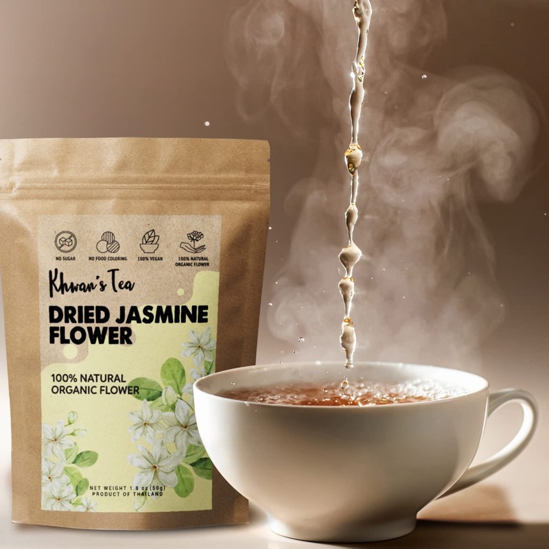 Pure Dried Jasmine Flower Buds Petals Herbal Decaf Tea 1.76