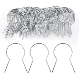 Otoolling 200 Pack, 2 1/2" (2 3/8" Od) Twist Fence Ties Preformed 9 Gauge Galvanized Steel Twist Gauge Pre-Cut Chain Link Fence Tools for Fixing Chain Link Mesh for Posts Farms Gardens