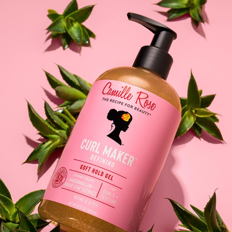 Camille Rose Curl Maker and Hair Defining Jelly, Marshmallow and