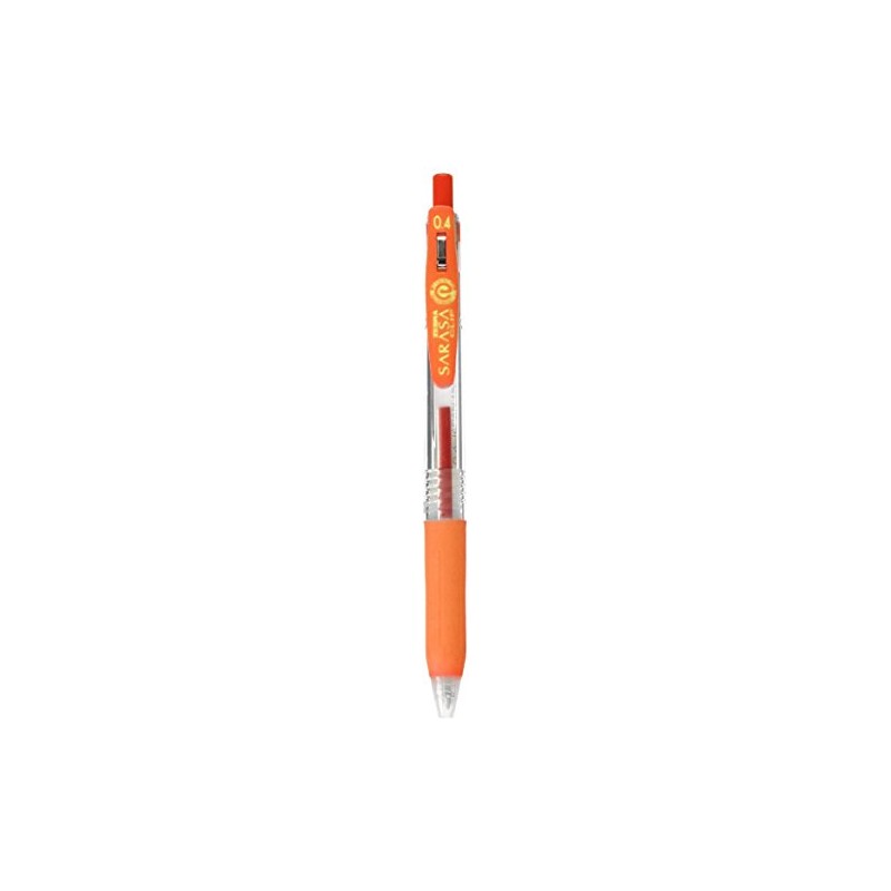 Zebra Sarasa Clip Pen 0.4 mm, Orange (JJS15-OR)